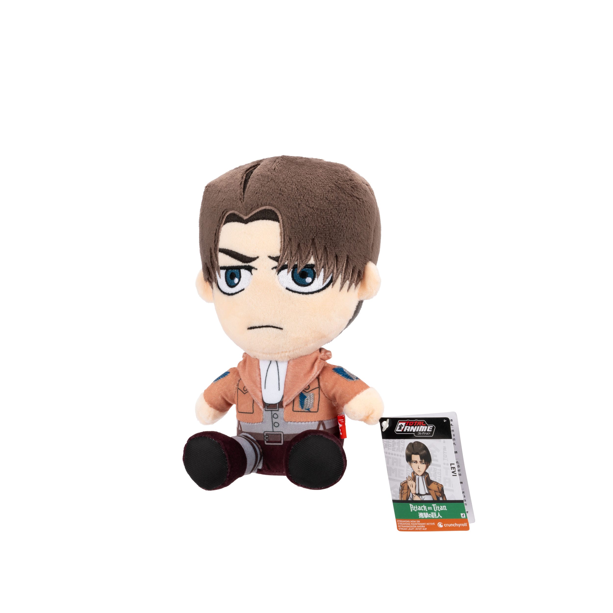 Attack on Titan Total Anime Plüschfigur Levi 20 cm                