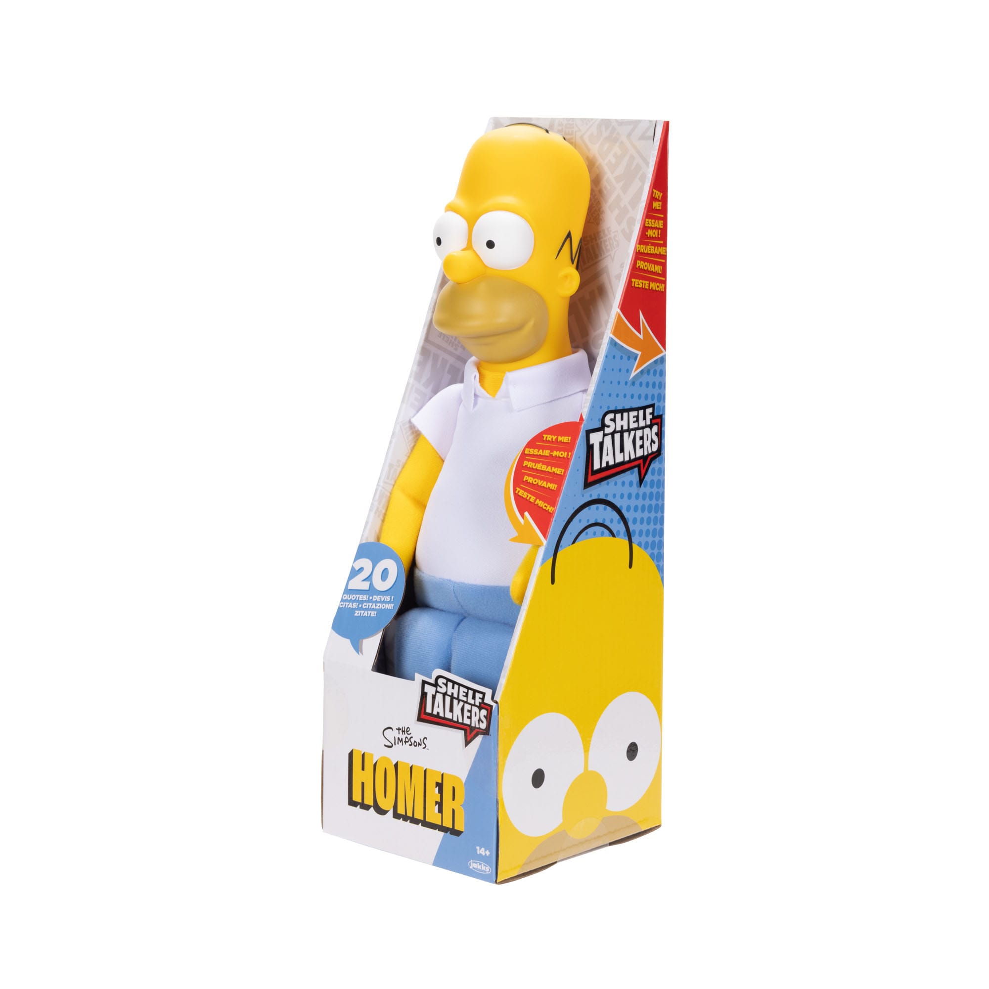 Simpsons Plüschfigur sprechend Homer 33 cm *Englische Version*  