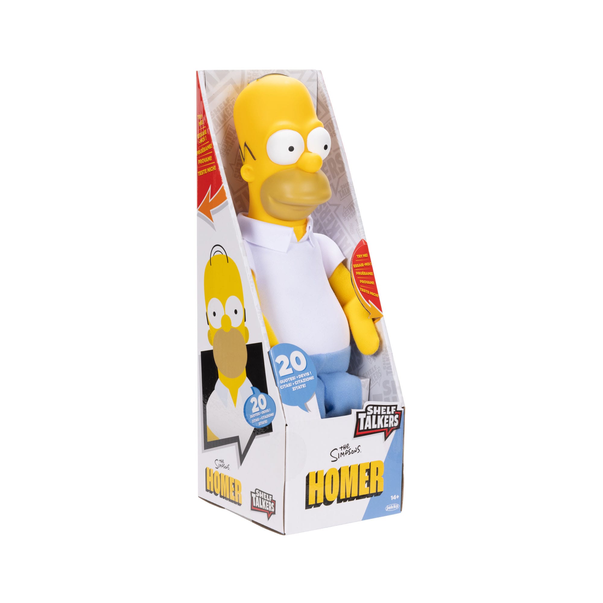 Simpsons Plüschfigur sprechend Homer 33 cm *Englische Version*  