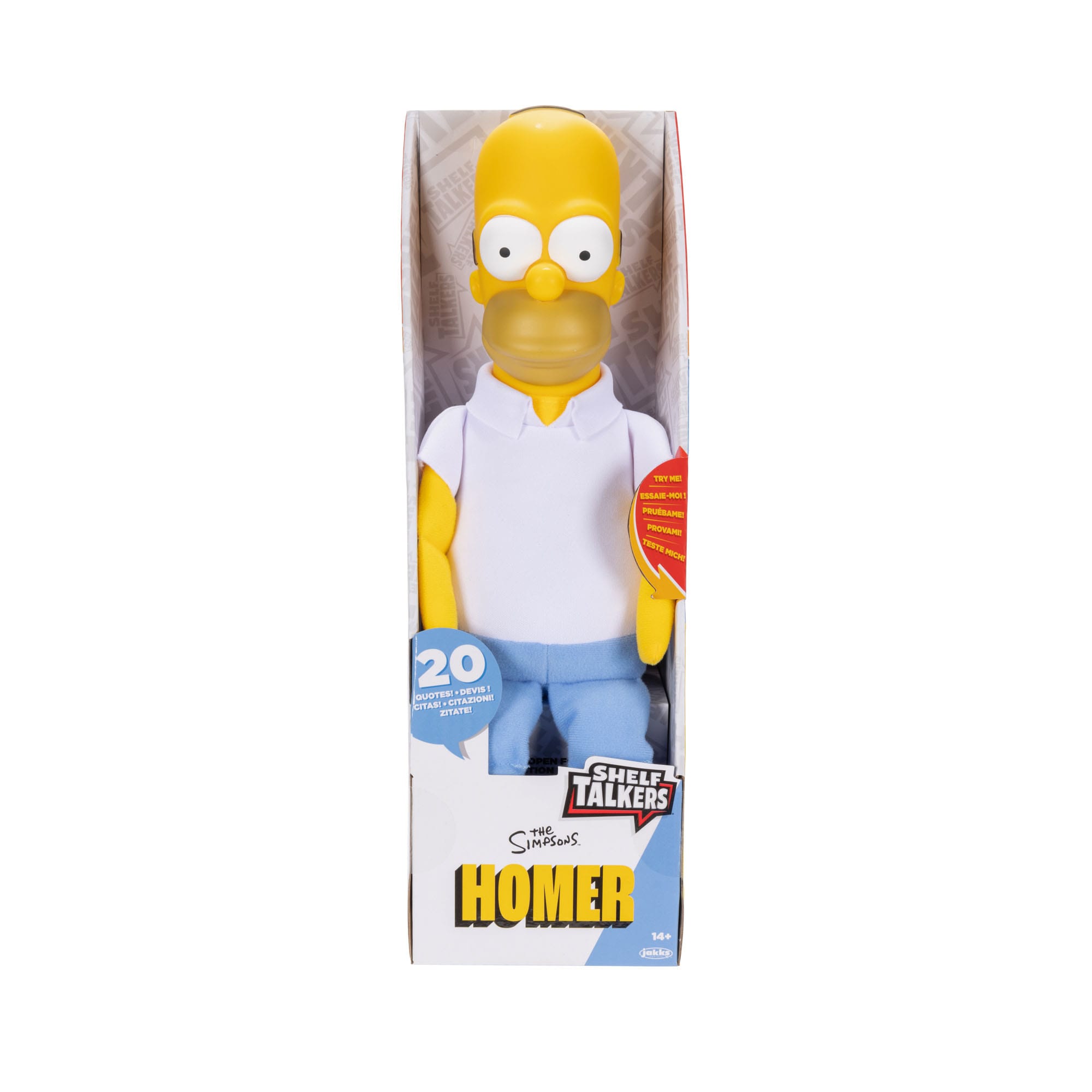 Simpsons Plüschfigur sprechend Homer 33 cm *Englische Version*  