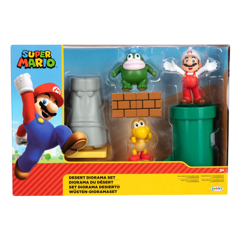 World of Nintendo Super Mario Diorama Set Wüste