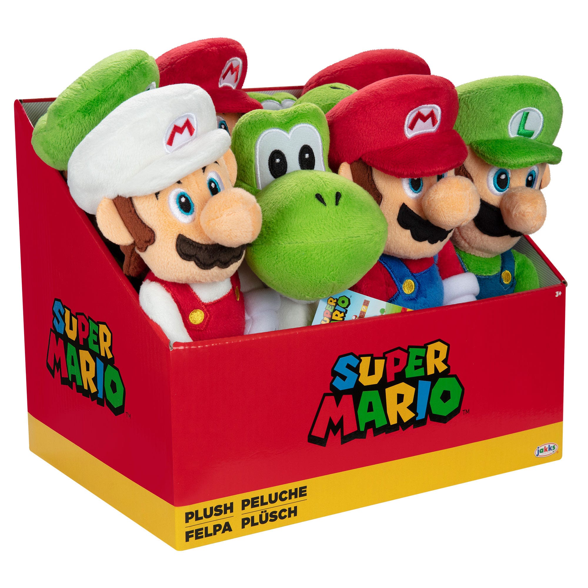 Super Mario Plüschfiguren 23 cm Sortiment (8)          