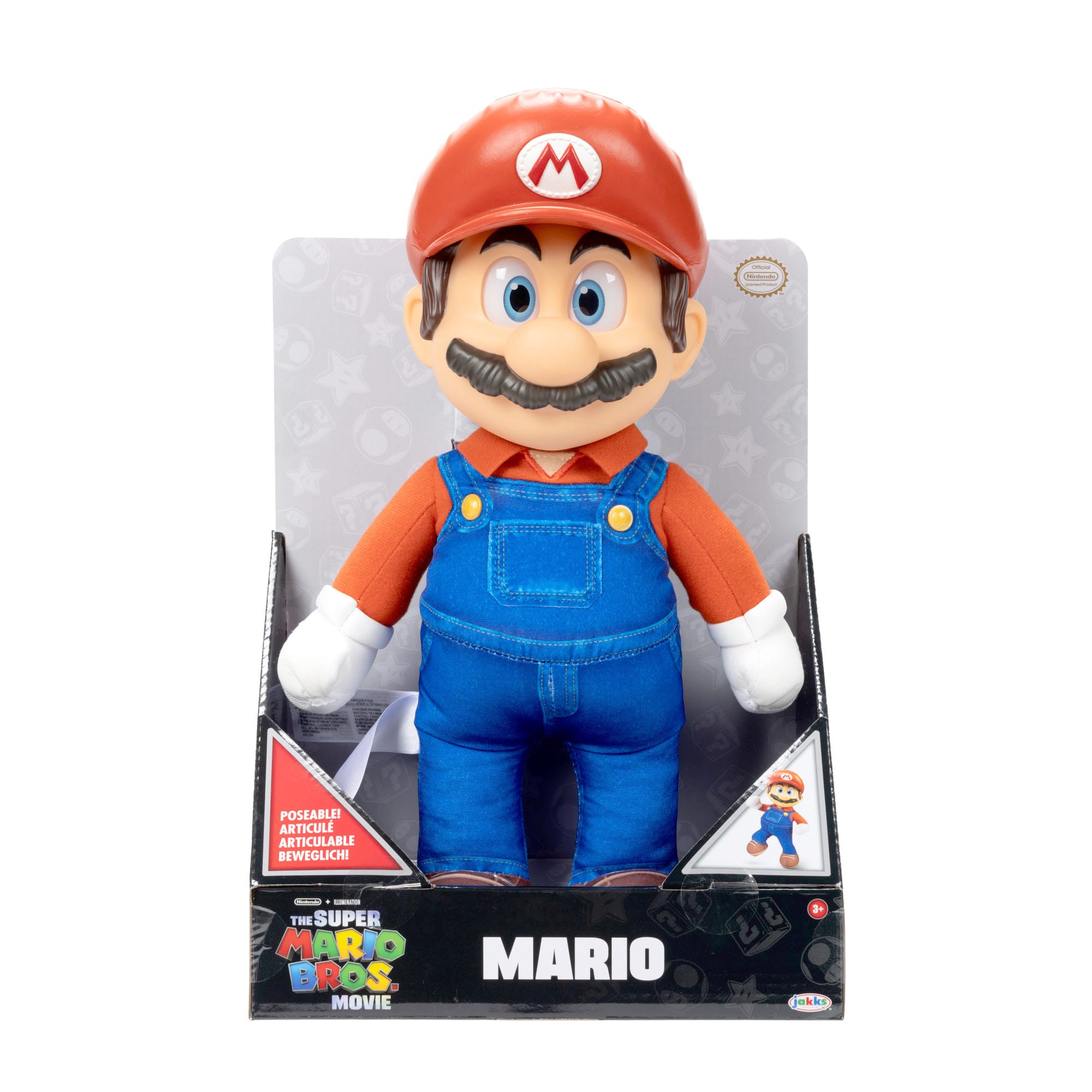 Der Super Mario Bros. Film Plüschfigur Mario 30 cm