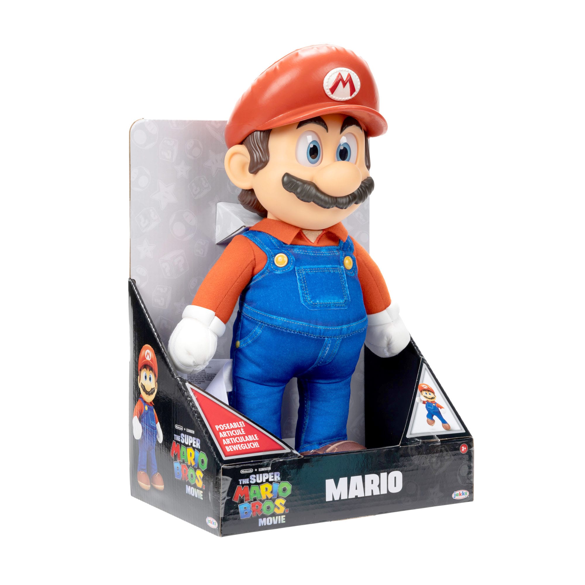 Der Super Mario Bros. Film Plüschfigur Mario 30 cm