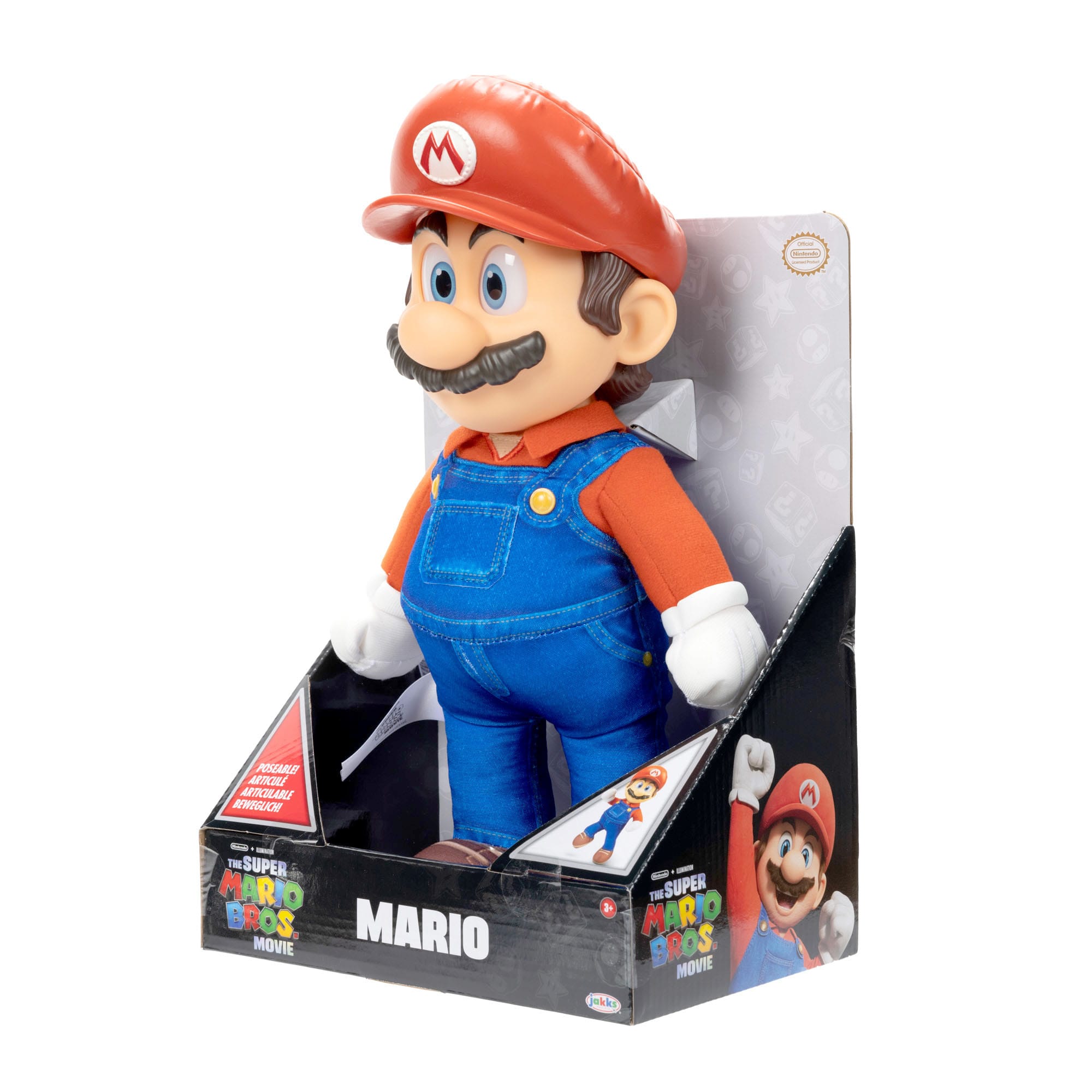 Der Super Mario Bros. Film Plüschfigur Mario 30 cm