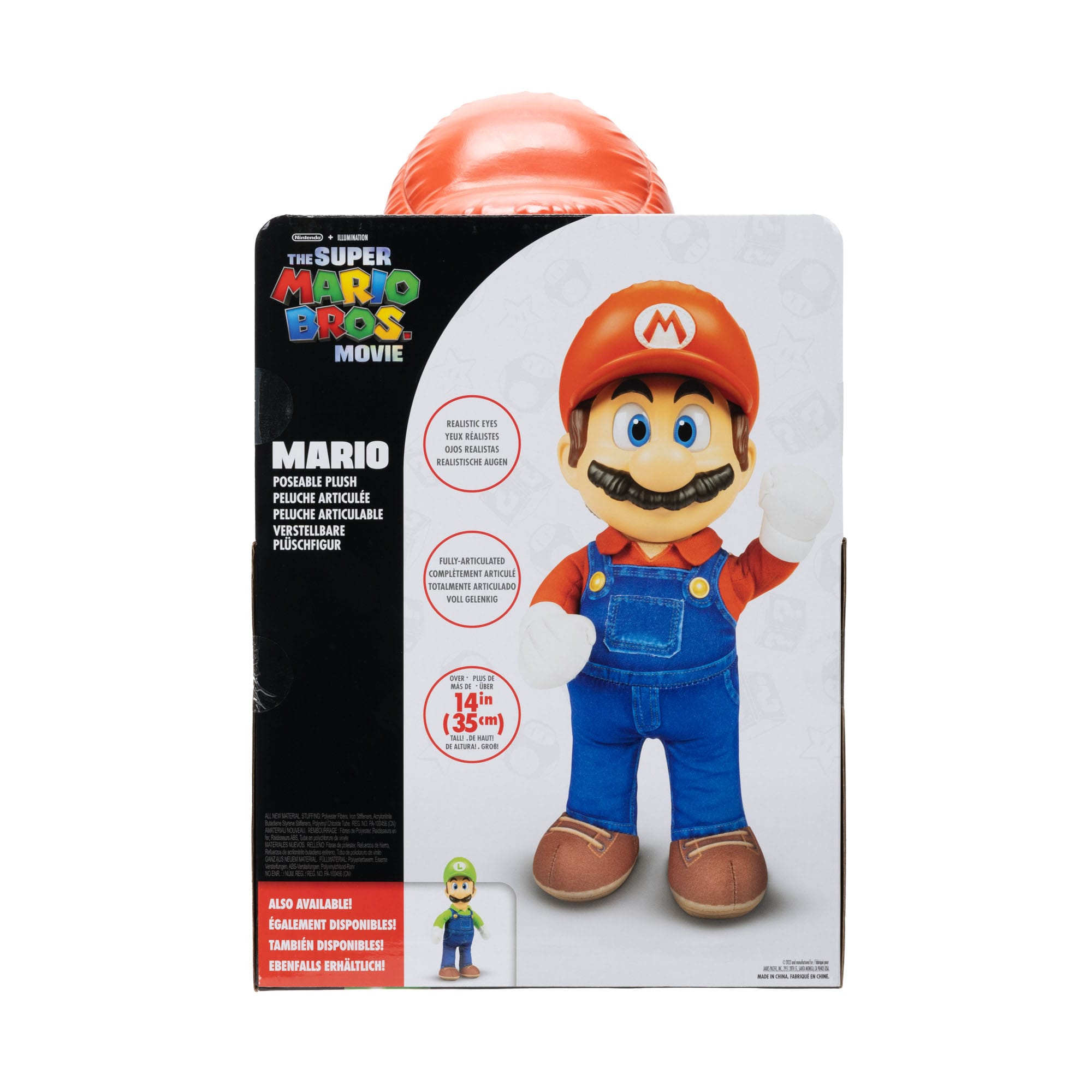 Der Super Mario Bros. Film Plüschfigur Mario 30 cm