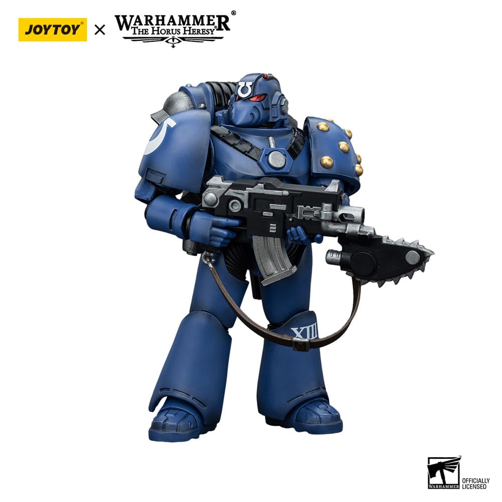 Warhammer The Horus Heresy Actionfigur 1/18 Ultramarines MK VI Tactical Squad Legionary with Bolter& Chainblade 20 cm