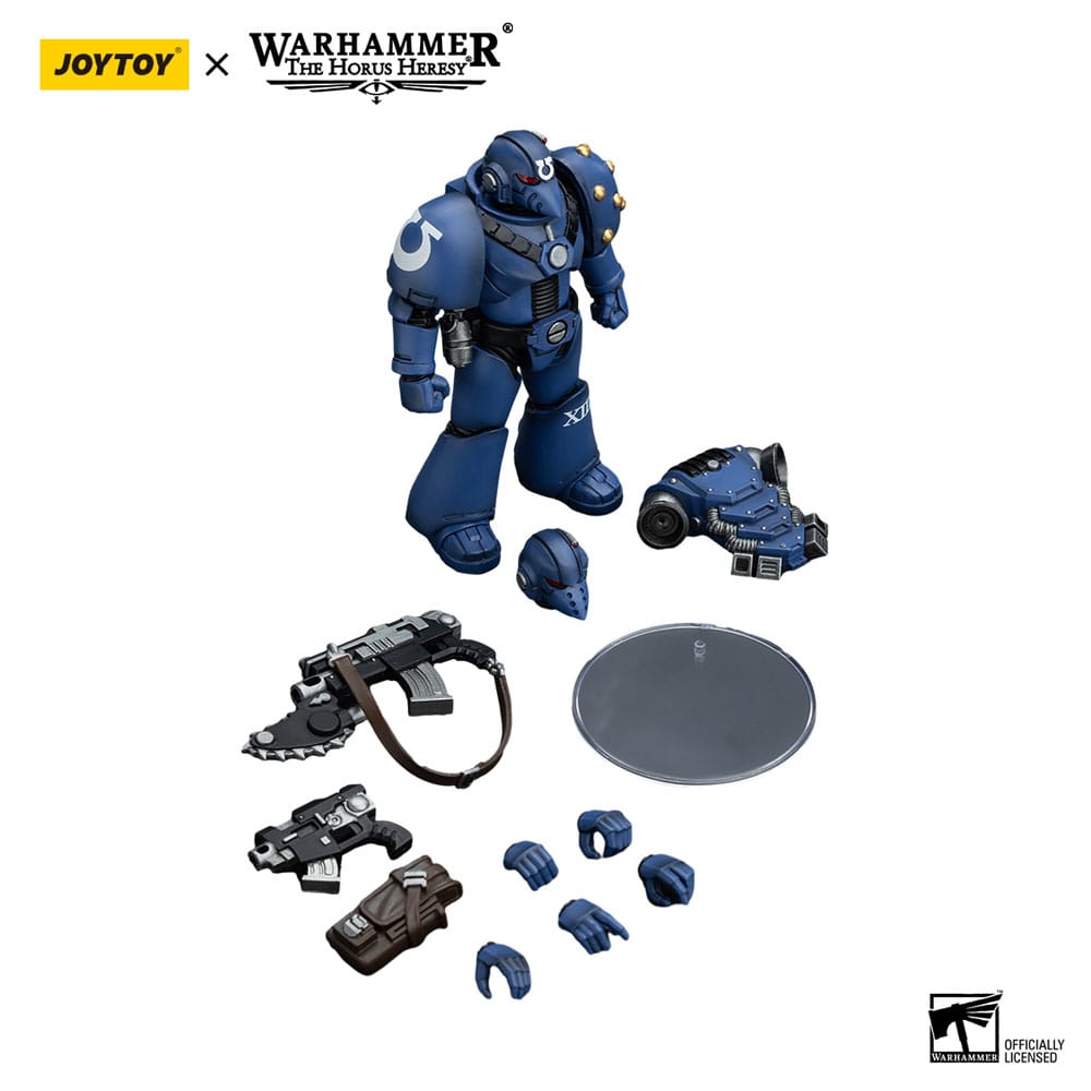 Warhammer The Horus Heresy Actionfigur 1/18 Ultramarines MK VI Tactical Squad Legionary with Bolter& Chainblade 20 cm