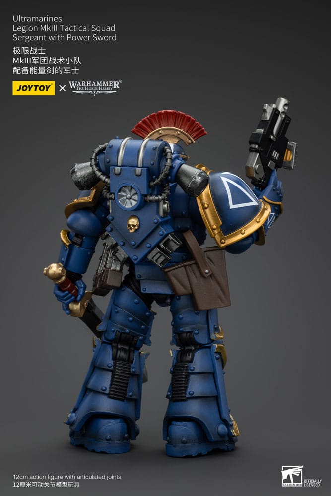 Warhammer The Horus Heresy Actionfigur 1/18 Ultramarines Legion MKIII Tactical Squad Sergeant with Power Sword 20 cm