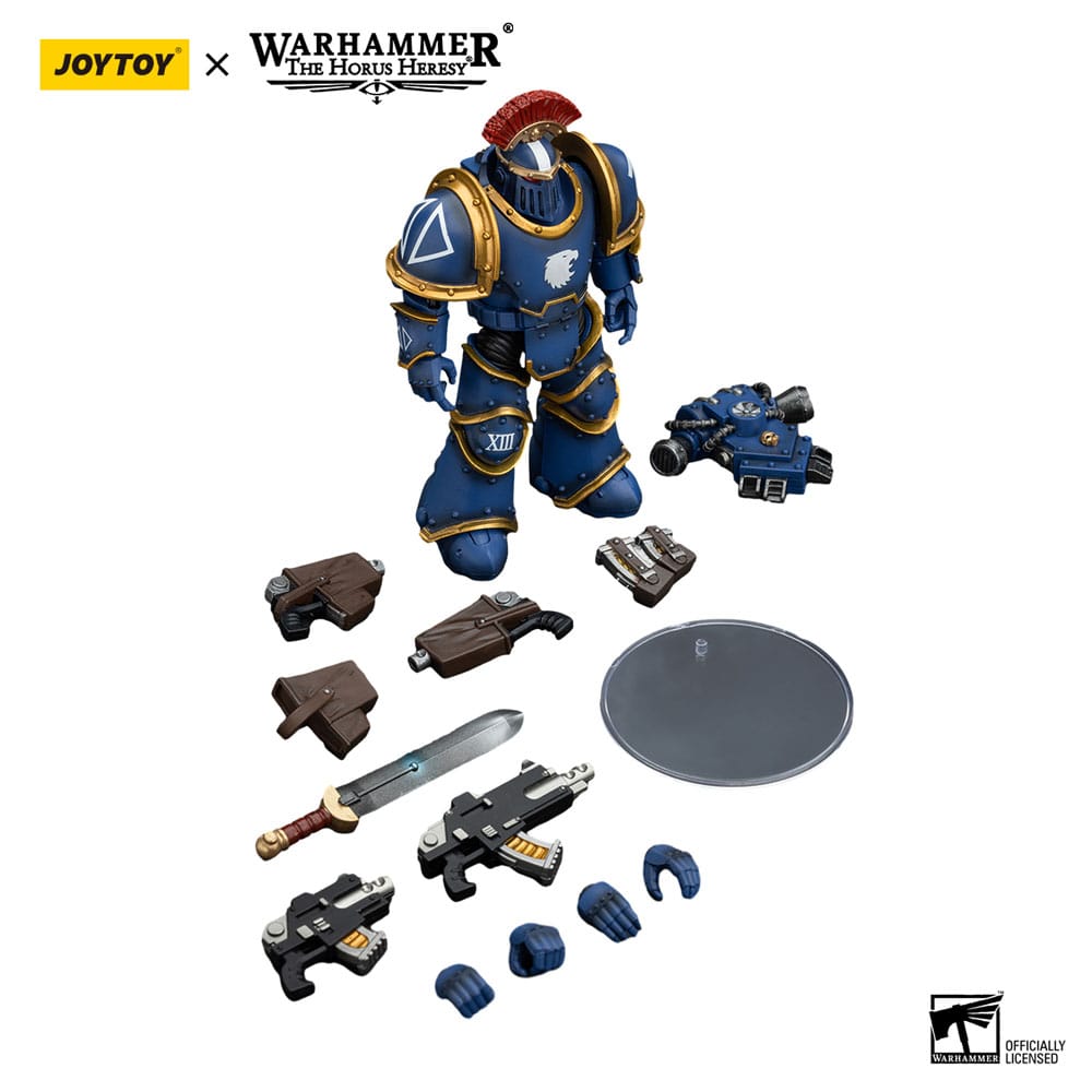 Warhammer The Horus Heresy Actionfigur 1/18 Ultramarines Legion MKIII Tactical Squad Sergeant with Power Sword 20 cm