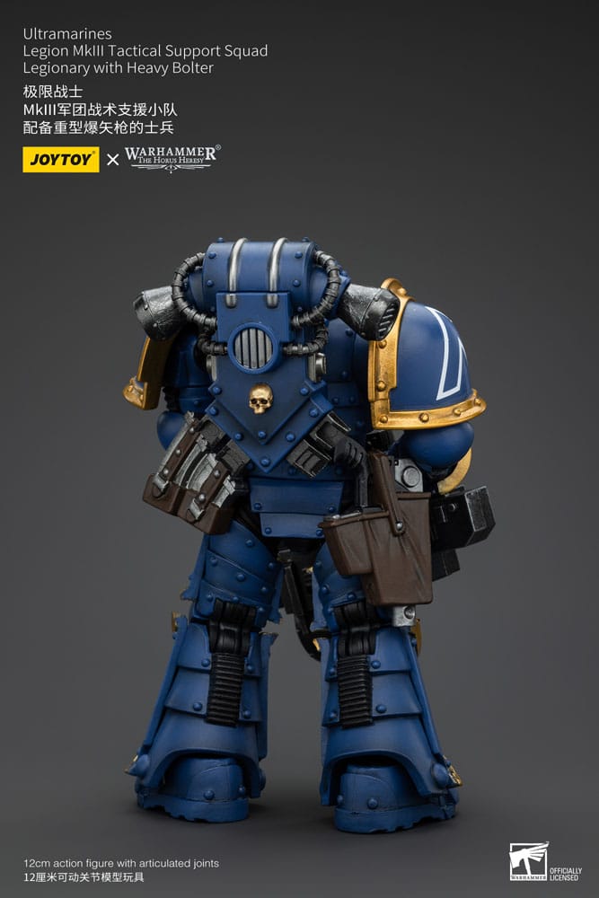 Warhammer The Horus Heresy Actionfigur 1/18 Ultramarines Legion MKIII Tactical Support Squad Legionary with Heavy Bolter 20 cm