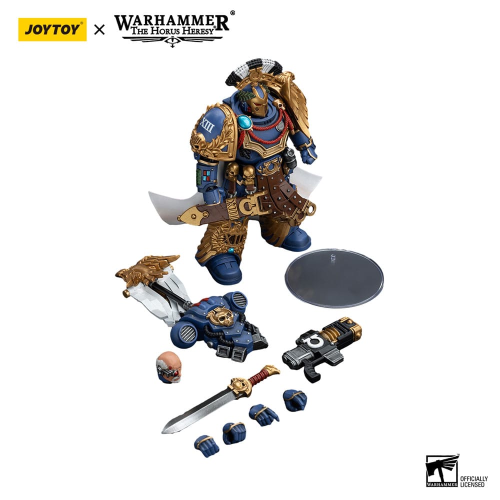 Warhammer The Horus Heresy Actionfigur 1/18 Ultramarines Legion Praetor with Power Sword and Volkite Serpenta 20 cm