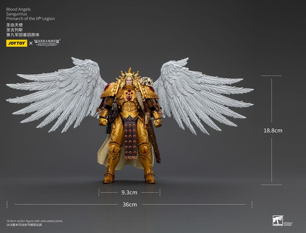 Warhammer The Horus Heresy Actionfigur 1/18 Blood Angels Sanguinius Primarch of the IXth Legion 19 cm