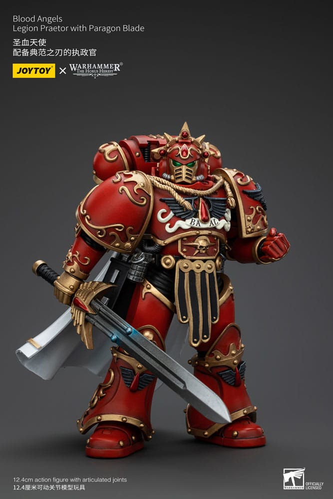 Warhammer The Horus Heresy Actionfigur 1/18 Blood Angels Legion Praetor with Paragon Blade 13 cm