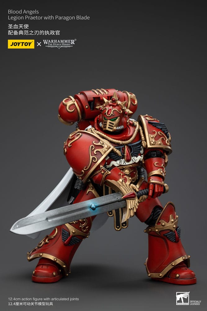 Warhammer The Horus Heresy Actionfigur 1/18 Blood Angels Legion Praetor with Paragon Blade 13 cm