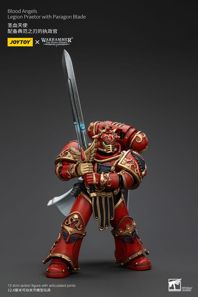 Warhammer The Horus Heresy Actionfigur 1/18 Blood Angels Legion Praetor with Paragon Blade 13 cm