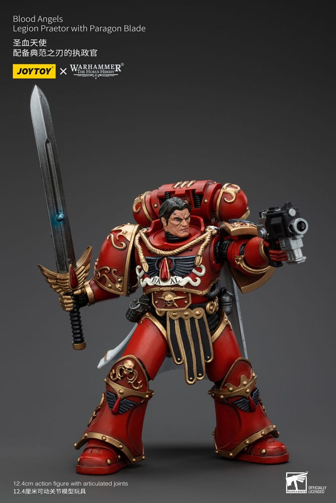 Warhammer The Horus Heresy Actionfigur 1/18 Blood Angels Legion Praetor with Paragon Blade 13 cm