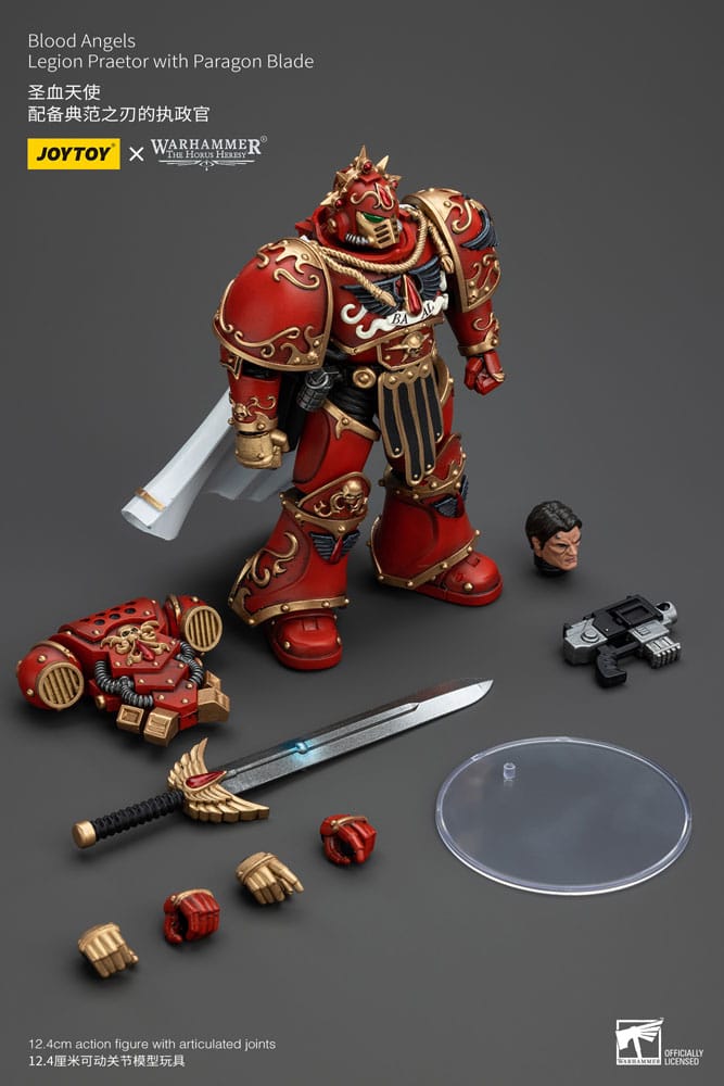 Warhammer The Horus Heresy Actionfigur 1/18 Blood Angels Legion Praetor with Paragon Blade 13 cm