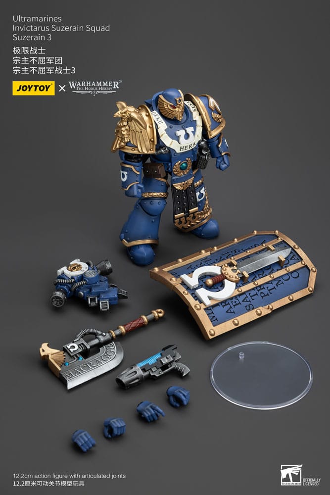 Warhammer The Horus Heresy Actionfigur 1/18 Ultramarines Invictarus Suzerain Squad Suzerain 3 12 cm