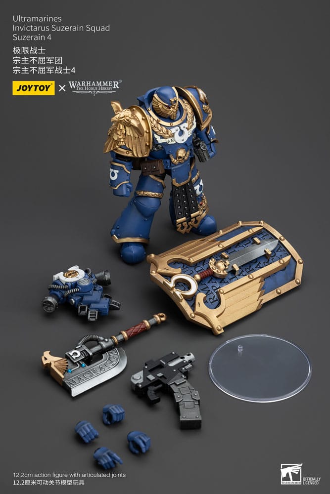 Warhammer The Horus Heresy Actionfigur 1/18 Ultramarines Invictarus Suzerain Squad Suzerain 4 12 cm