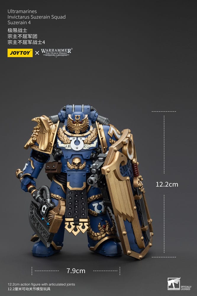 Warhammer The Horus Heresy Actionfigur 1/18 Ultramarines Invictarus Suzerain Squad Suzerain 4 12 cm