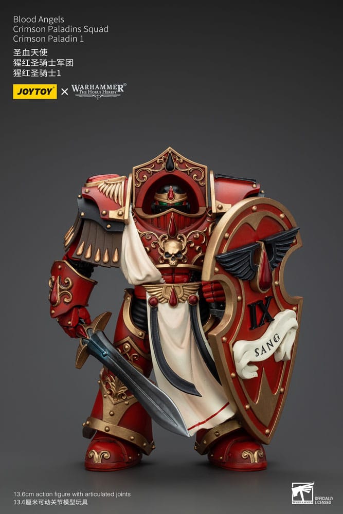 Warhammer The Horus Heresy Actionfigur 1/18 Blood Angels Crimson Paladins Squad Crimson Paladin 1 14 cm