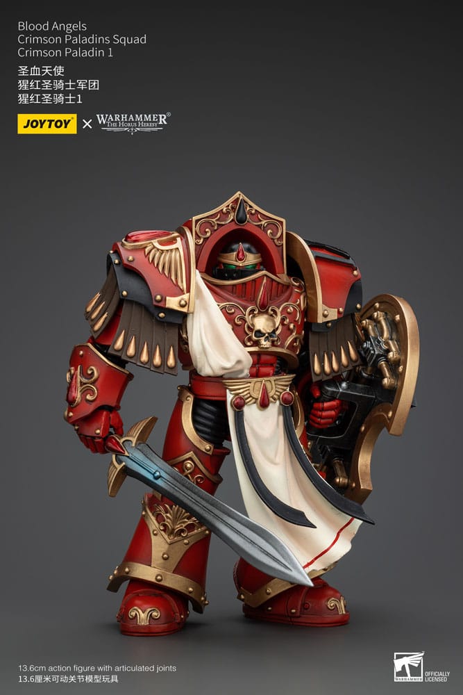 Warhammer The Horus Heresy Actionfigur 1/18 Blood Angels Crimson Paladins Squad Crimson Paladin 1 14 cm