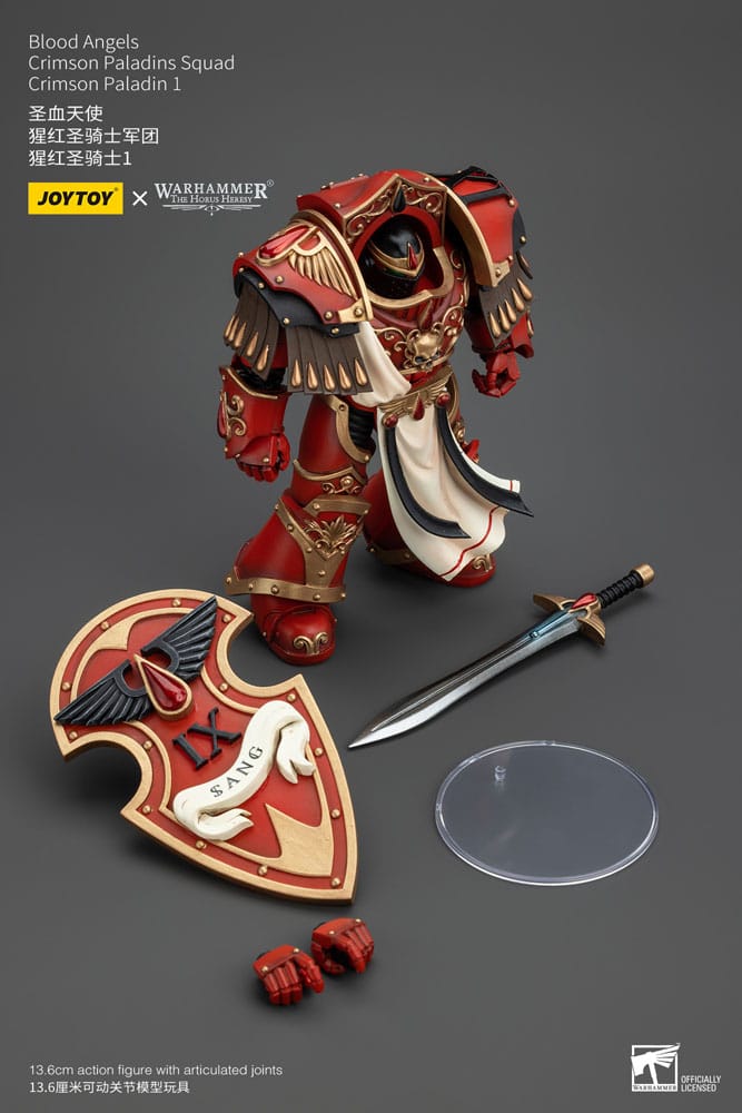 Warhammer The Horus Heresy Actionfigur 1/18 Blood Angels Crimson Paladins Squad Crimson Paladin 1 14 cm