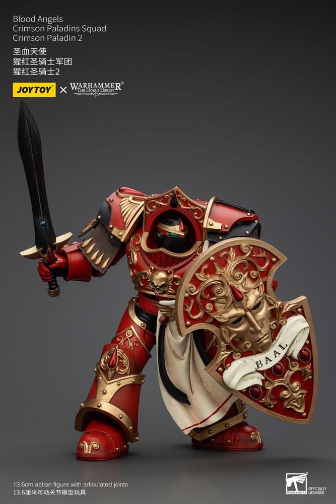 Warhammer The Horus Heresy Actionfigur 1/18 Blood Angels Crimson Paladins Squad Crimson Paladin 2 14 cm