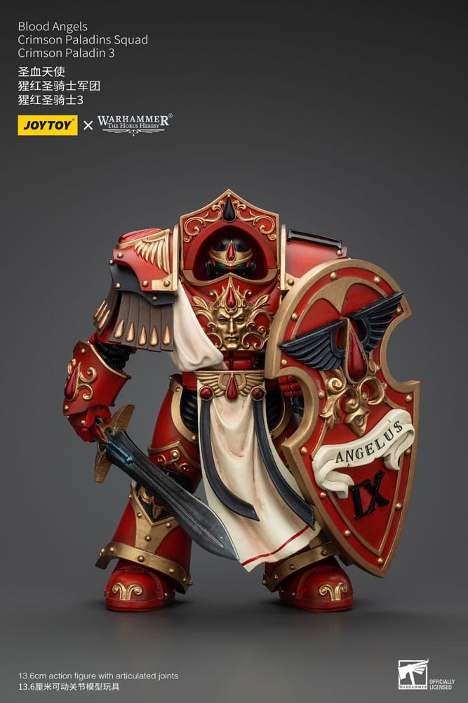 Warhammer The Horus Heresy Actionfigur 1/18 Blood Angels Crimson Paladins Squad Crimson Paladin 3 14 cm