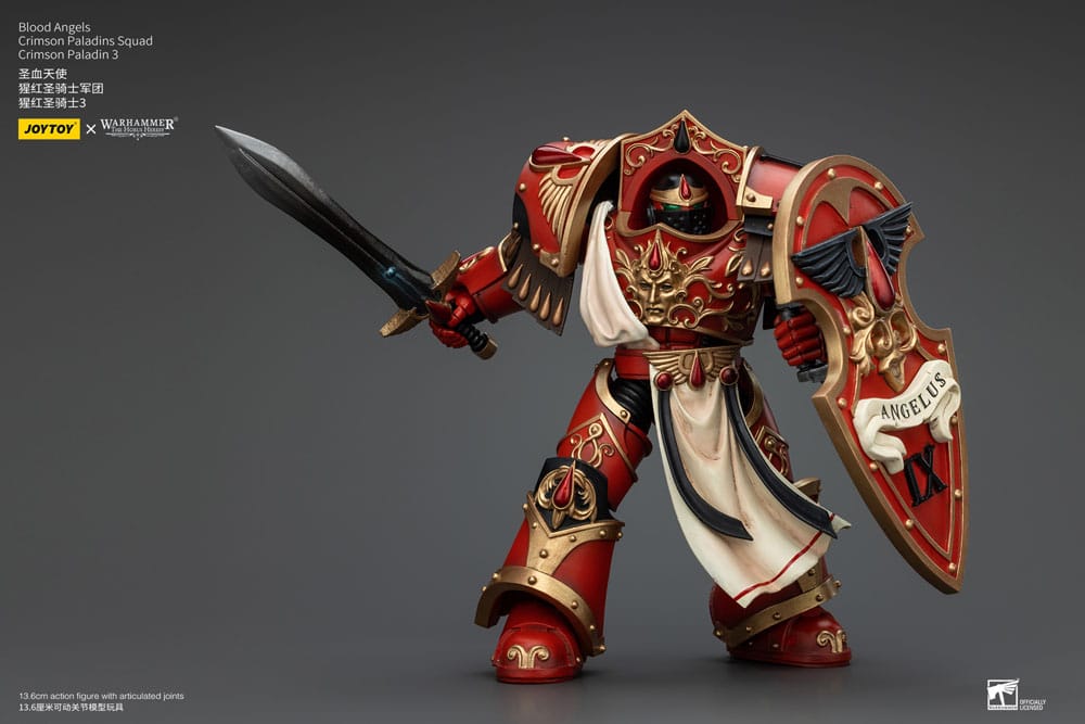 Warhammer The Horus Heresy Actionfigur 1/18 Blood Angels Crimson Paladins Squad Crimson Paladin 3 14 cm