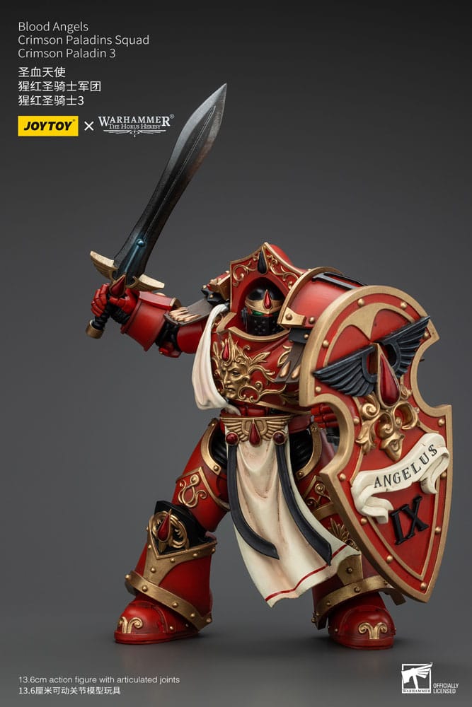 Warhammer The Horus Heresy Actionfigur 1/18 Blood Angels Crimson Paladins Squad Crimson Paladin 3 14 cm