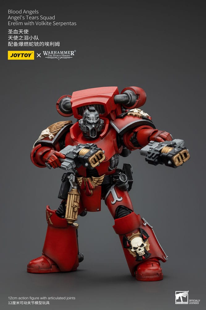 Warhammer The Horus Heresy Actionfigur 1/18 Blood Angels Angel's Tears SquadErelim with Volkite Serpentas 12 cm