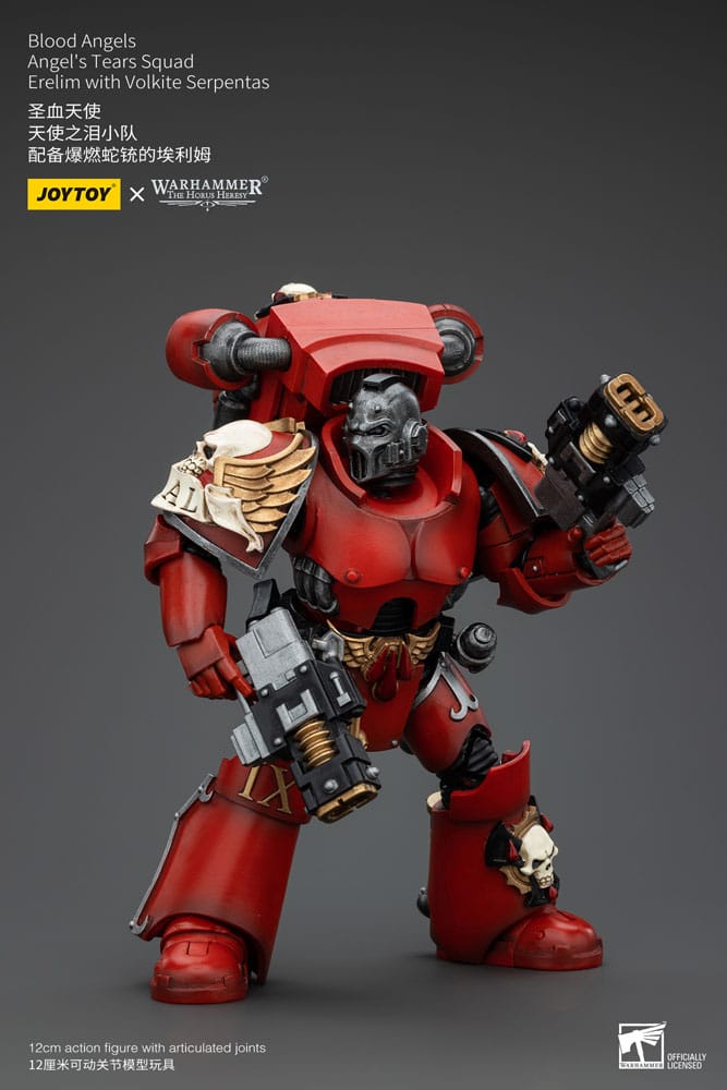 Warhammer The Horus Heresy Actionfigur 1/18 Blood Angels Angel's Tears SquadErelim with Volkite Serpentas 12 cm