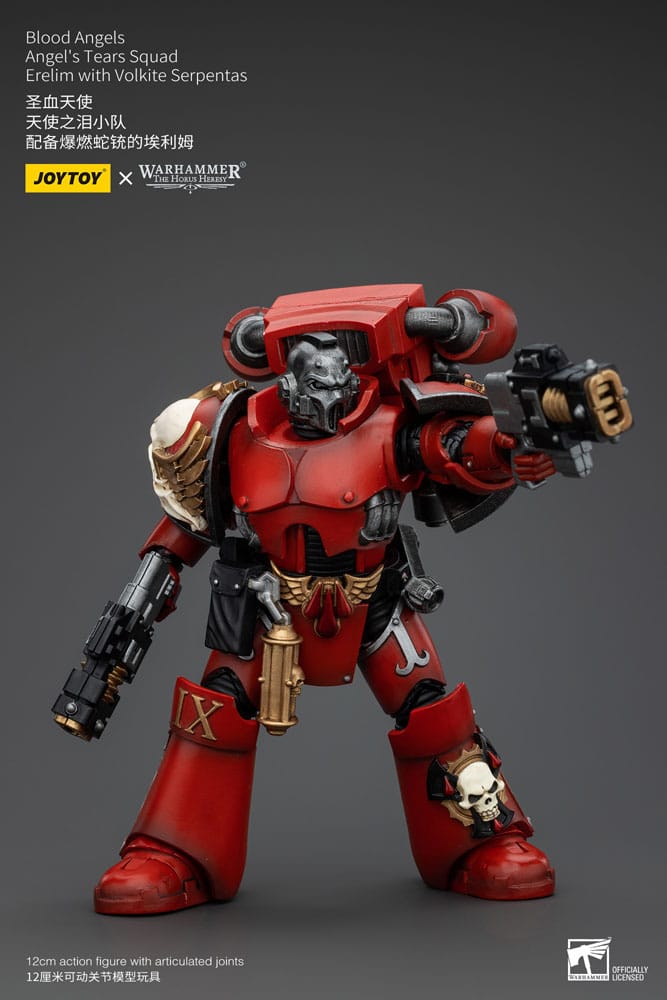 Warhammer The Horus Heresy Actionfigur 1/18 Blood Angels Angel's Tears SquadErelim with Volkite Serpentas 12 cm