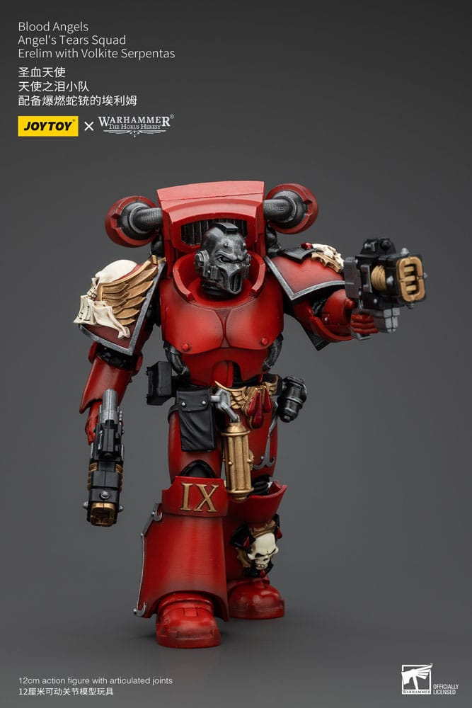 Warhammer The Horus Heresy Actionfigur 1/18 Blood Angels Angel's Tears SquadErelim with Volkite Serpentas 12 cm