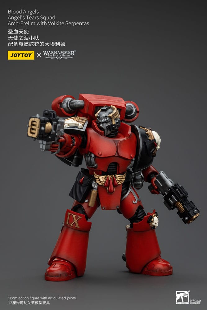 Warhammer The Horus Heresy Actionfigur 1/18 Blood Angels Angel's Tears Squad Arch-Erelim with Volkite Serpentas 12 cm