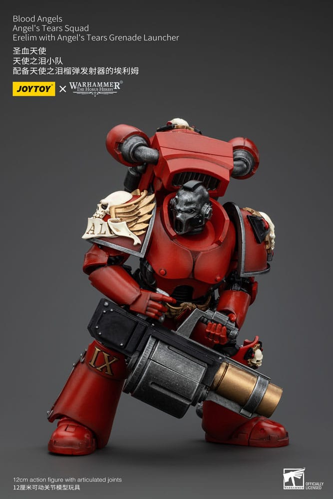 Warhammer The Horus Heresy Actionfigur 1/18 Blood Angels Angel's Tears Squad Erelim with Angel's Tears Grenade Launcher 12 cm