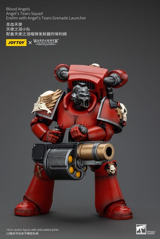 Warhammer The Horus Heresy Actionfigur 1/18 Blood Angels Angel's Tears Squad Erelim with Angel's Tears Grenade Launcher 12 cm