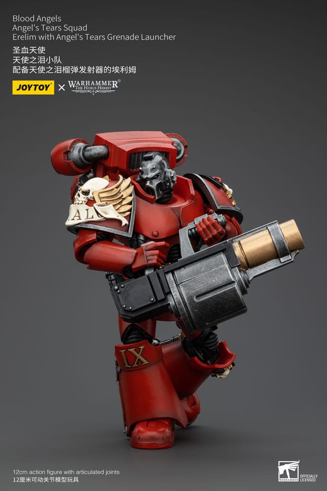 Warhammer The Horus Heresy Actionfigur 1/18 Blood Angels Angel's Tears Squad Erelim with Angel's Tears Grenade Launcher 12 cm