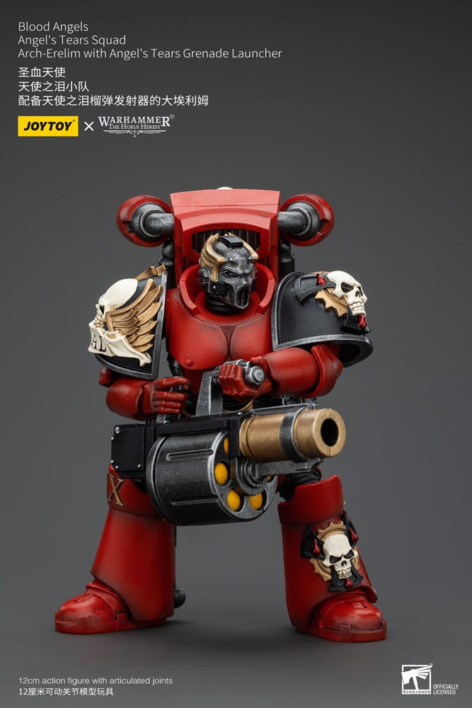 Warhammer The Horus Heresy Actionfigur 1/18 Blood Angels Angel's Tears Squad Arch-Erelim with Angel's Tears Grenade Launcher 12 cm