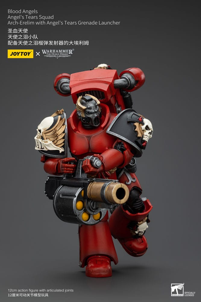 Warhammer The Horus Heresy Actionfigur 1/18 Blood Angels Angel's Tears Squad Arch-Erelim with Angel's Tears Grenade Launcher 12 cm