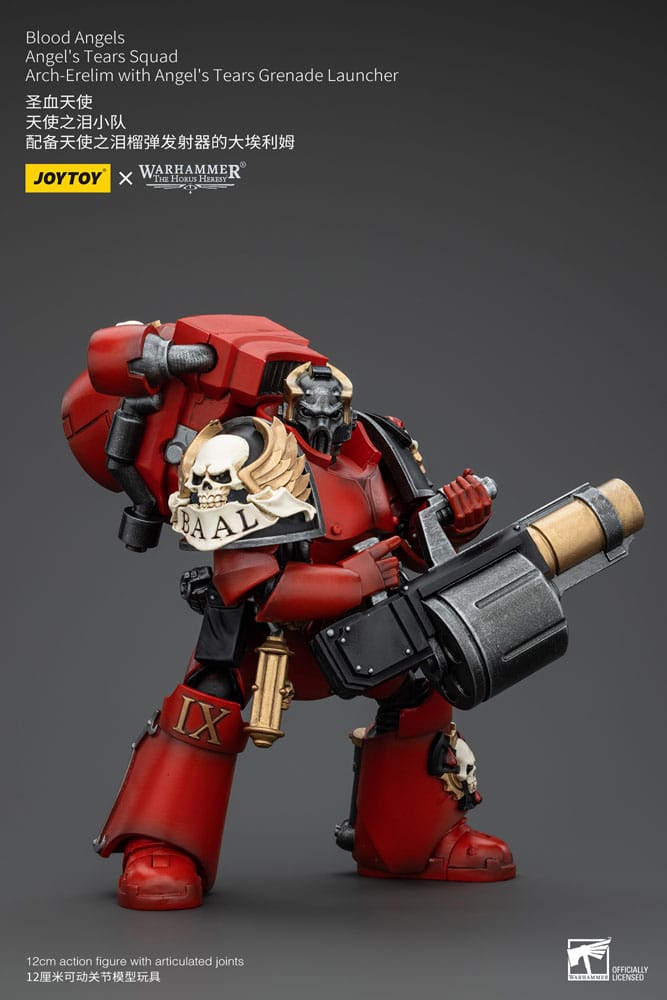 Warhammer The Horus Heresy Actionfigur 1/18 Blood Angels Angel's Tears Squad Arch-Erelim with Angel's Tears Grenade Launcher 12 cm