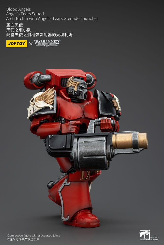 Warhammer The Horus Heresy Actionfigur 1/18 Blood Angels Angel's Tears Squad Arch-Erelim with Angel's Tears Grenade Launcher 12 cm