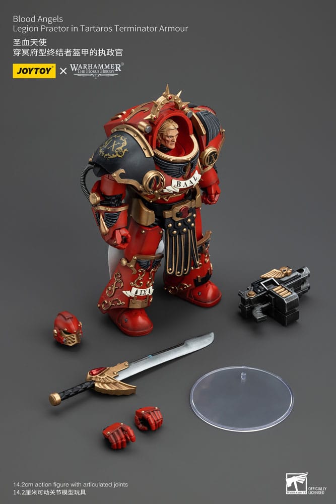 Warhammer The Horus Heresy Actionfigur 1/18 Blood Angels Legion Praetor in Tartaros Terminator Armour 14 cm