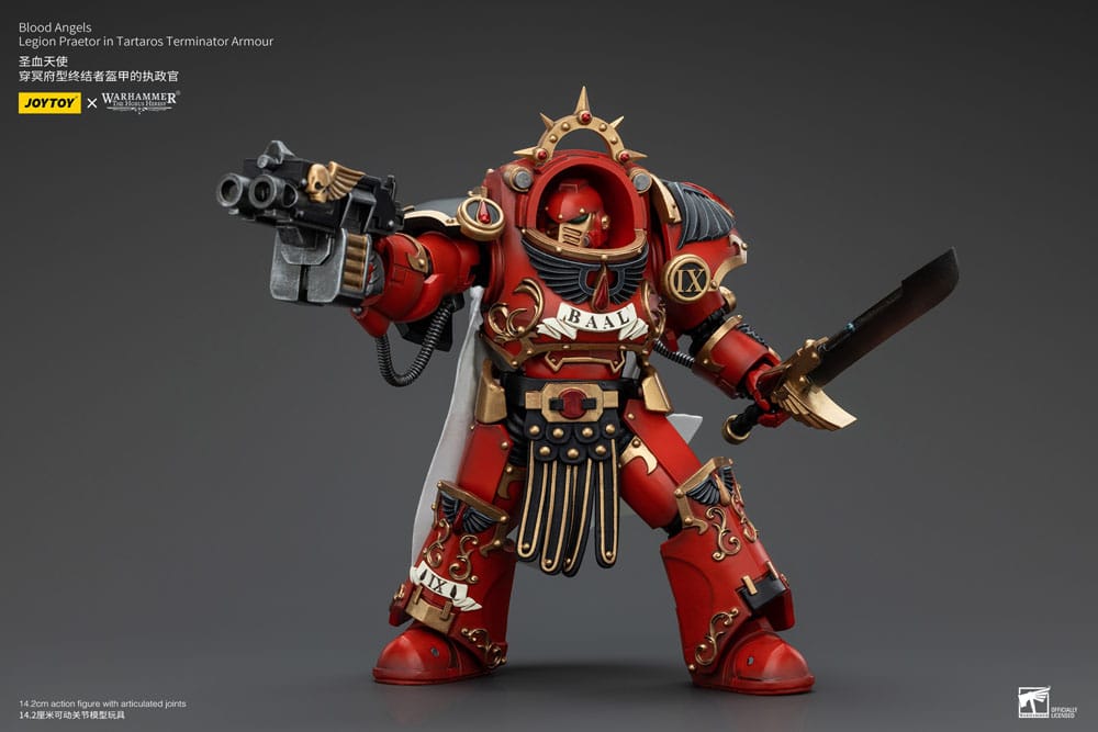 Warhammer The Horus Heresy Actionfigur 1/18 Blood Angels Legion Praetor in Tartaros Terminator Armour 14 cm