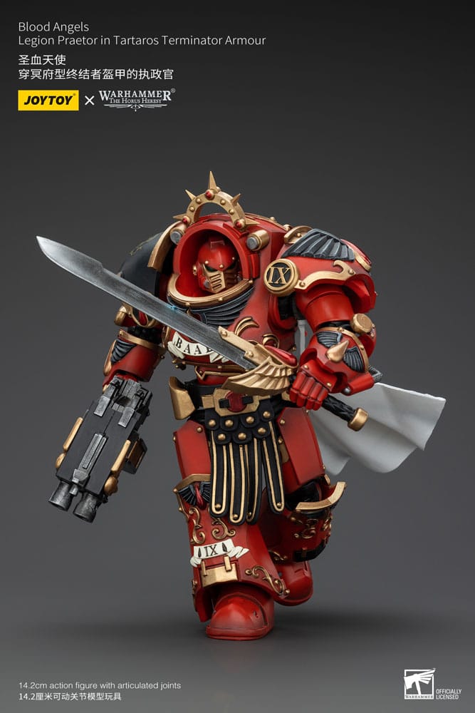 Warhammer The Horus Heresy Actionfigur 1/18 Blood Angels Legion Praetor in Tartaros Terminator Armour 14 cm