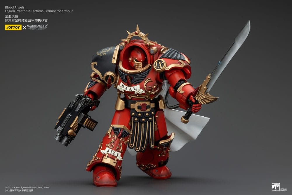 Warhammer The Horus Heresy Actionfigur 1/18 Blood Angels Legion Praetor in Tartaros Terminator Armour 14 cm