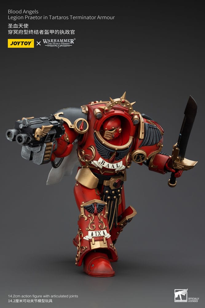 Warhammer The Horus Heresy Actionfigur 1/18 Blood Angels Legion Praetor in Tartaros Terminator Armour 14 cm