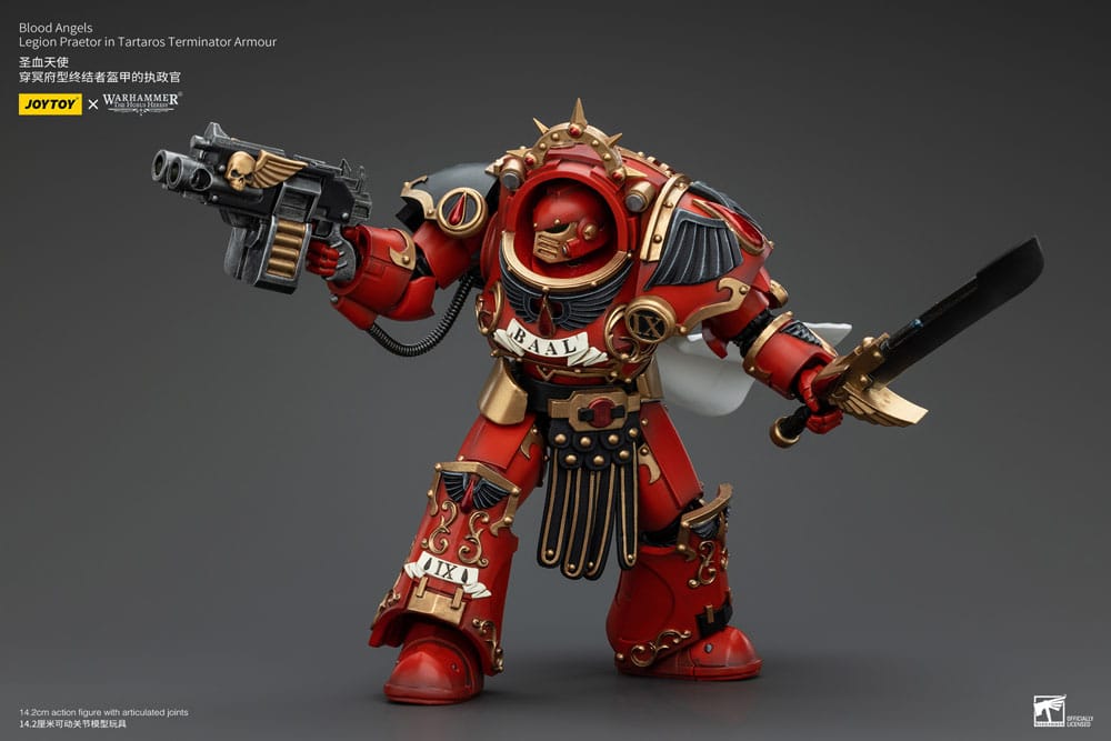 Warhammer The Horus Heresy Actionfigur 1/18 Blood Angels Legion Praetor in Tartaros Terminator Armour 14 cm